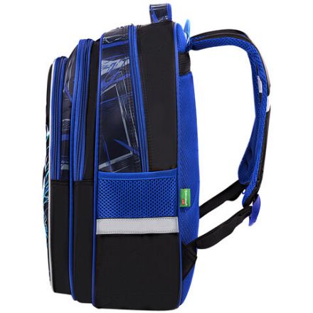 Рюкзак BRAUBERG KIDS FLOSSY, 2 отделения, 3 кармана, "Soccer Club", 3D-панель, 40х28х18 см, 273181