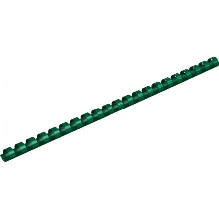 Пружины для переплета пластиковые Promega office 12 мм зеленые (100 штук в упаковке)