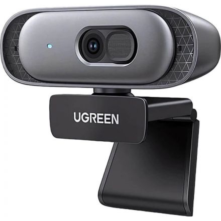 Веб-камера UGREEN CM778 (35626) USB HD Camera 2K@30FPS цв. серый