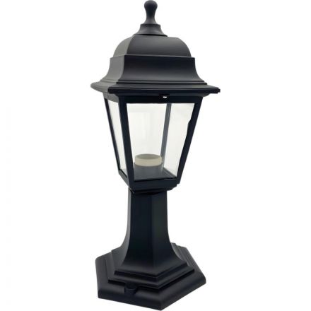 Светильник уличный НТУ 04-60-001 У1 Оскар, черный/стекло, 60Вт, IP44