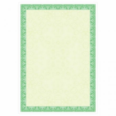 Сертификат-бумага для лазерной печати BRAUBERG, А4, 25 листов, 115 г/м2, "Зеленый интенсив", 122623