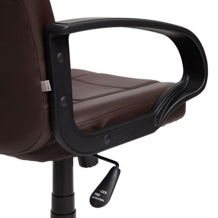 Кресло СН747 кож/зам, коричневый, 36-36