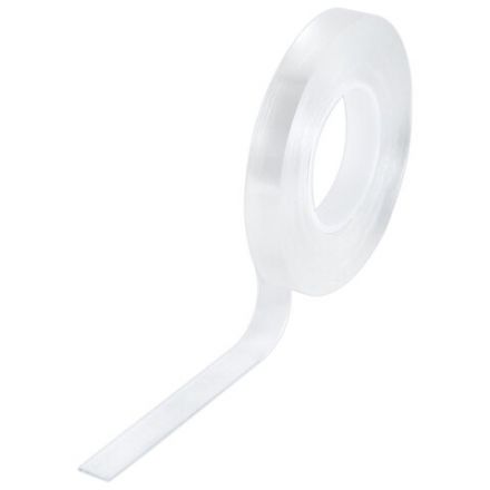 Многоразовая двухсторонняя прозрачная крепежная лента, скотч NANO tape, 5 м x 1 см, толщина 1 мм, WBZ (ВБЗ), 700424 Многоразовая двухсторонняя прозрачная крепежная лента, скотч NANO tape, 5 м x 1 см, толщина 1 мм, WBZ (ВБЗ), 700424