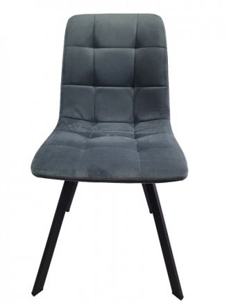 Стул "Фред" ноги черные металл/серый м7 Стул "Фред" ноги черные металл/серый м7