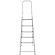 Стремянка алюминиевая 5 ступеней, высота площадки 1,04м, дуга безопасности 0,6м, площадка 26х26см, до 150кг, вес 4кг, НОВАЯ ВЫСОТА, 1110105