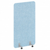 R-line soft Перегородка на металлических опорах, на роликах AP.R-100-180 Romeo 09/Серый металл 1000*18*1800