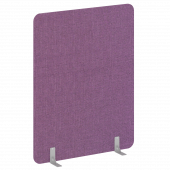 R-line soft Перегородки на металлических опорах на фетровых подпятниках AP.F-140-180 Romeo 06/Серый металл 1400*18*1800