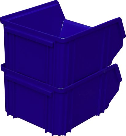 Ящик п/э 290х230х150 цв. синий