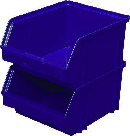 Ящик п/э 290х230х150 цв. синий
