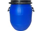 Бочка 48л с крышкой на пластиковом обруче синяя Бочка 48л с крышкой на пластиковом обруче синяя