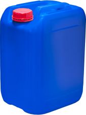 Канистра 21,5 л. синяя 300х235х390  штабелир. с пробкой UN