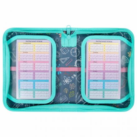 Пенал ПИФАГОР, 1 отделение, 2 откидные планки, полиэстер, 20х14 см, "Sweet mood", 272288