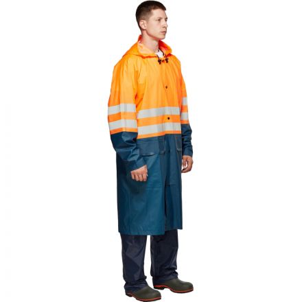 Плащ сиг. 3 класс цв. оранж. с т.син 56-58/182-188 4670072274416