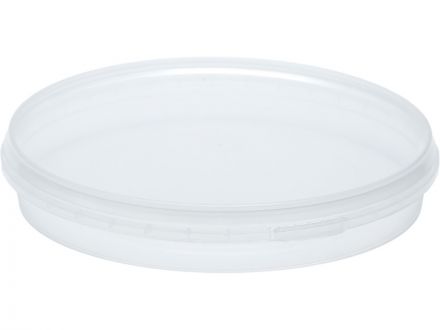Контейнер 0,200л. d 170мм, круглый, с бесцветной крышкой  бесцветный