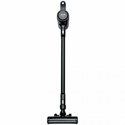 Пылесос вертикальный беспроводной GORENJE SVC216FMLBKII, 2 в 1, мощность 121 Вт, контейнер 0,5 л, черный