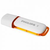 Флеш-диск 4 GB PHILIPS SNOW, разъем USB 2.0, оранжевый, FM04FD70B/97