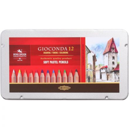 Карандаши цветные пастельные KOH-I-NOOR GIOCONDA SOFT 12цв/наб 8827012005PL