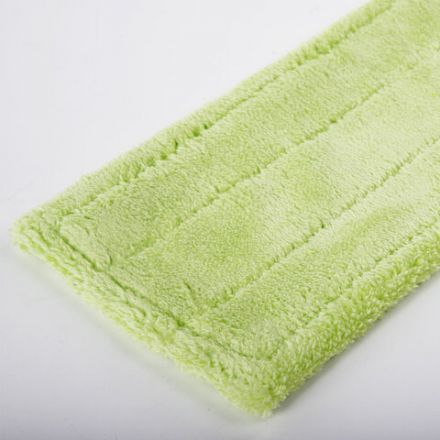 Швабра с флаундером 40 см, черенок 110 см, еврорезьба, насадка МОП микрофибра, индивидуальная упаковка пакет, ЛЮБАША, 606312