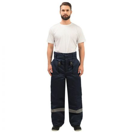 Брюки рабочие зимние з32-БР син смес 60-62/158-164 арт.Валькирия