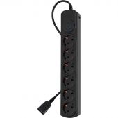 Сетевой фильтр Ippon BK-6-UPS-1.8-10-B 1.8м (6 розеток) черный (1804672) Сетевой фильтр Ippon BK-6-UPS-1.8-10-B 1.8м (6 розеток) черный (1804672)
