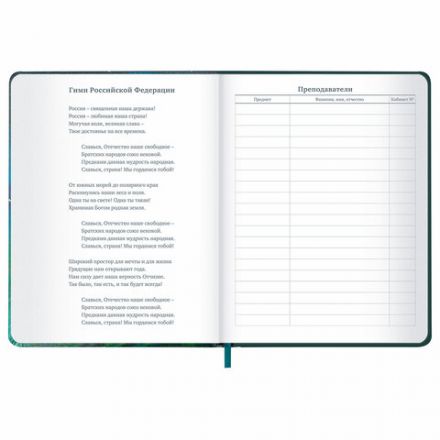 Дневник 1-11 класс 48 л., кожзам (твердая с поролоном), печать, резинка, конверт, BRAUBERG, "Мечты", 106949