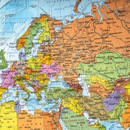 Карта мира политическая 157х107 см, 1:21,5М, с ламинацией, интерактивная, в тубусе, BRAUBERG, 112390