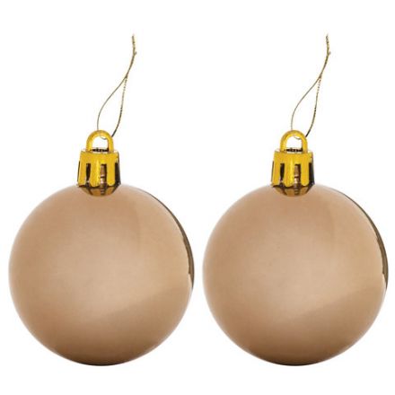 Шары новогодние ёлочные "Gold Rush" НАБОР 39 предметов, пластик, золотистый, ЗОЛОТАЯ СКАЗКА, 591128