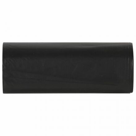 Мешки для мусора 90 л, черные, в рулоне 10 шт., прочные, ПВД 25 мкм, 60х95 см, LAIMA, 605332