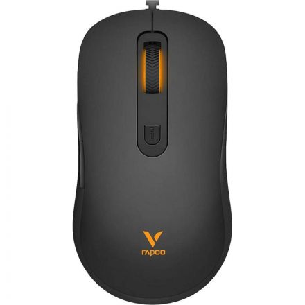 Мышь компьютерная RAPOO V16RGB проводная, цвет - черный
