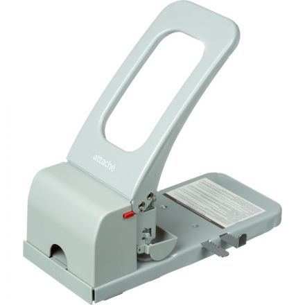 Дырокол Attache Economy до 100 листов, с линейкой, металл, серый Дырокол Attache Economy до 100 листов, с линейкой, металл, серый