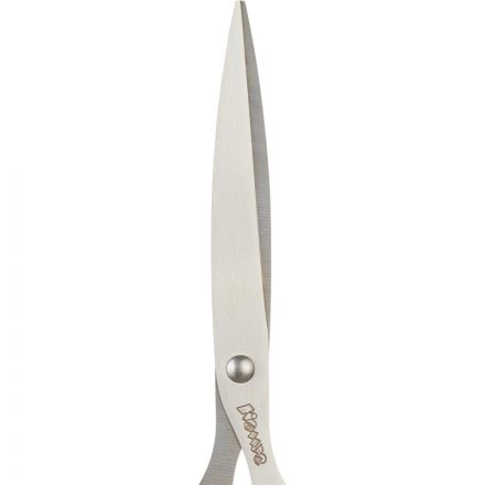 Ножницы КОМУС 190 мм с пластик. эллиптическими ручками, цвет черный