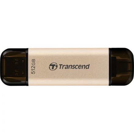 Флеш-память Transcend Jetflash 930С (TS512GJF930C)512GB/USB3.2/золот/черн