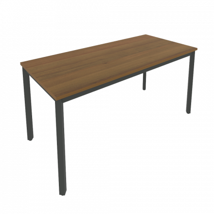Slim Стол письменный на металлокаркасе С.СП-6 Орех/Антрацит металл 1580*720*750