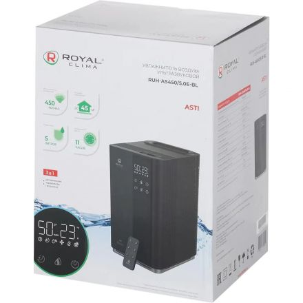 Увлажнитель воздуха ROYAL CLIMA RUH-AS450/5.0E-BL Увлажнитель воздуха ROYAL CLIMA RUH-AS450/5.0E-BL