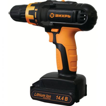 Дрель-шуруповерт аккум. Вихрь ДА-14,4Л-2К 14,4В, 1,3Ач, 26Нм (72/14/8)