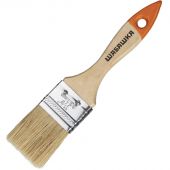 Кисть плоская Шабашка№1,5/38,1 мм дерев.ручка 45968