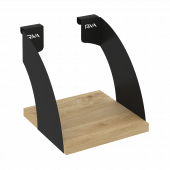 Навесные полки. Кронштейны+ЛДСП полка 200мм MAN-41-2 Тиквуд светлый/Чёрный металл 200*220*200 Навесные полки. Кронштейны+ЛДСП полка 200мм MAN-41-2 Тиквуд светлый/Чёрный металл 200*220*200