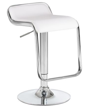 Набор 2 шт Стул барный DOBRIN CRACK, белый