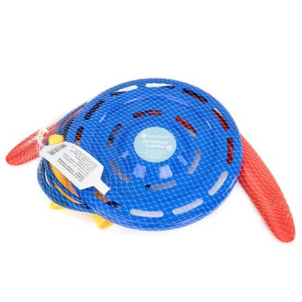 Игровой набор 3 в 1: скакалка гимнастическая 2,5 м, бумеранг, летающая тарелка, НОРДПЛАСТ, 431782
