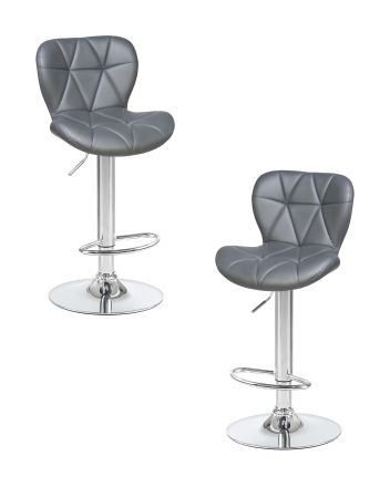 Набор 2 шт Стул барный DOBRIN BARNY, серый