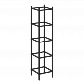 Loft Угловой проходной переходной модуль VR.L-SL.UPK-3.4.3 Чёрный металл 446*446*1869