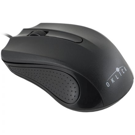 Мышь компьютерная Oklick 225M черный оптическая (1200dpi) USB (2but)