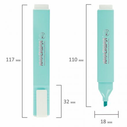 Набор текстовыделителей ЮНЛАНДИЯ 4 шт., АССОРТИ, "COLORSTAR PASTEL", линия 1-4 мм, 151716