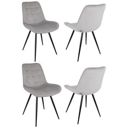 Стул VB_для дома Бюрократ CH-K2_4_K св.серый Holland 09 металл Стул VB_для дома Бюрократ CH-K2_4_K св.серый Holland 09 металл