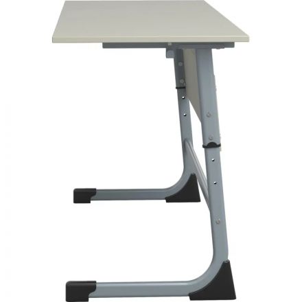 Парта MET_Стол ученический Комус Мебель Школа 2.0,2-мест.5-7 р.г.сер/серый