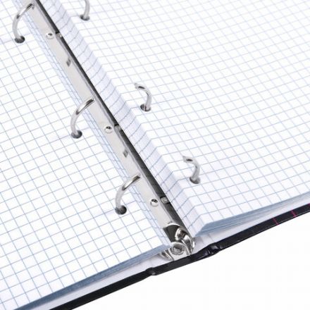 Тетрадь на кольцах А5 165х215 мм, 120 листов, твердый картон, клетка, BRAUBERG, "Anime Girl", 404711