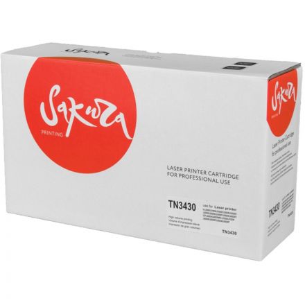 Картридж лазерный SAKURA TN-3430 чер. для Brother HL-L5000/HL-L5100