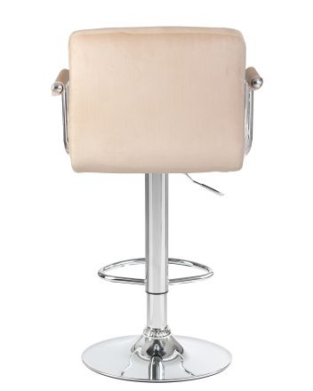 Стул барный DOBRIN KRUGER ARM, бежевый велюр (MJ9-10)
