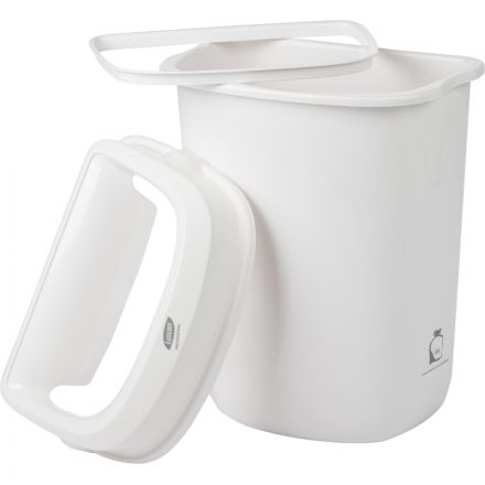 Корзина для мусора Luscan Prof Etalon 32л белый 151040