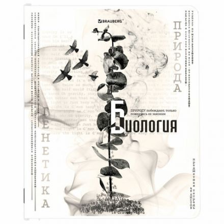 Тетради предметные, КОМПЛЕКТ 12 ПРЕДМЕТОВ, 48 л., матовая ламинация, BRAUBERG, "BLACK&WHITE", 404835